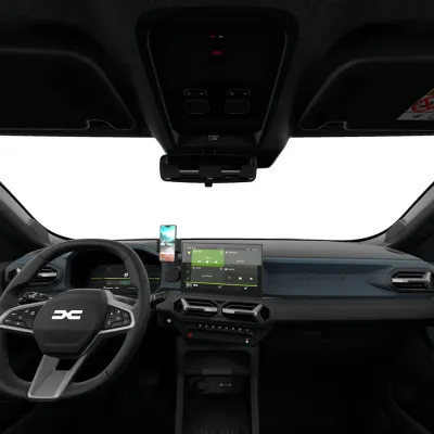 Dacia Duster Journey Hybrid 140, schwarz - Herstelleransicht der tatsaechlichen Fahrzeugkonfiguration